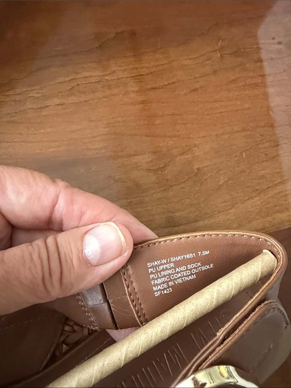 Steve Madden Shay Woven Slingback Flats - Cognac Brown